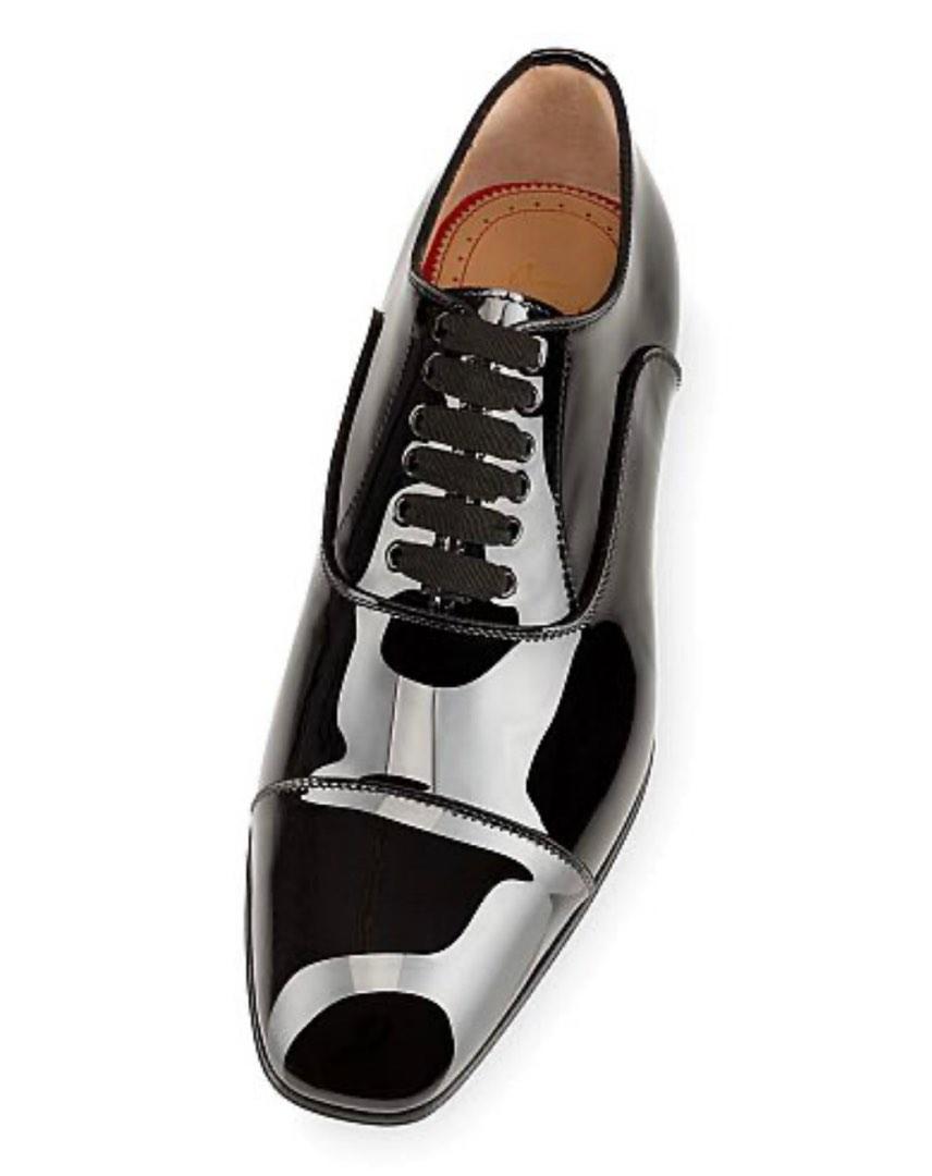 Christian Louboutin Men's Greg On Patent Leather Loafers