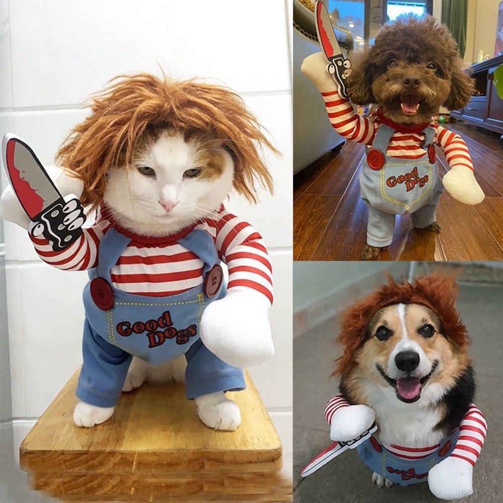 Chucky Pet Costume, Pet Supplies, Homes & Other Pet Accessories on