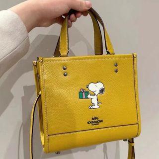 Coach Bags | Nwt Coach x Peanuts Long Zip Around Wallet with Snoopy and Friends Motif CF219 | Color: Cream | Size: Os | Emilysu789's Closet