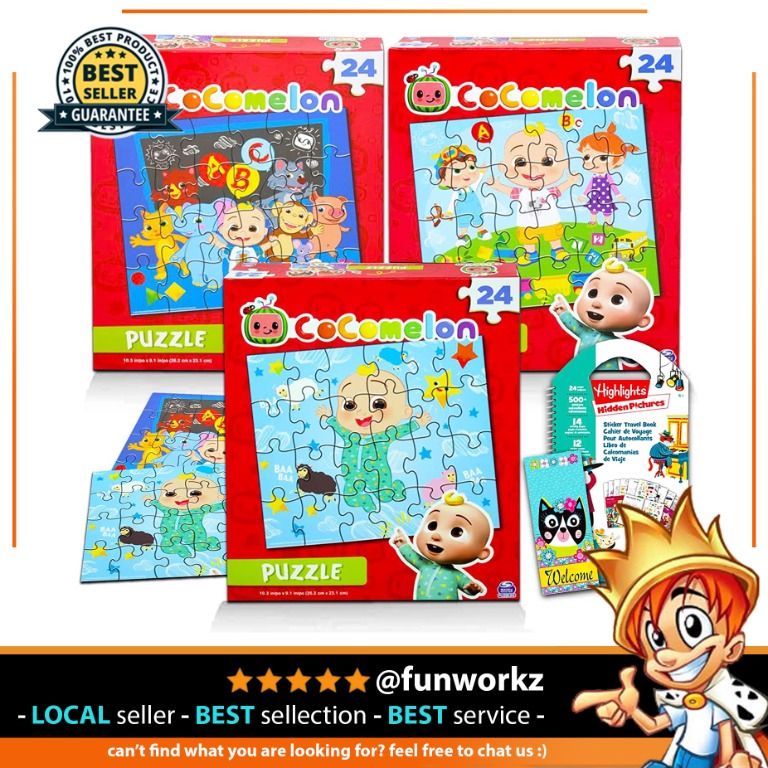 Cocomelon Premier 48 Pc Puzzle Set for Kids - Cocomelon Party Supplies ...