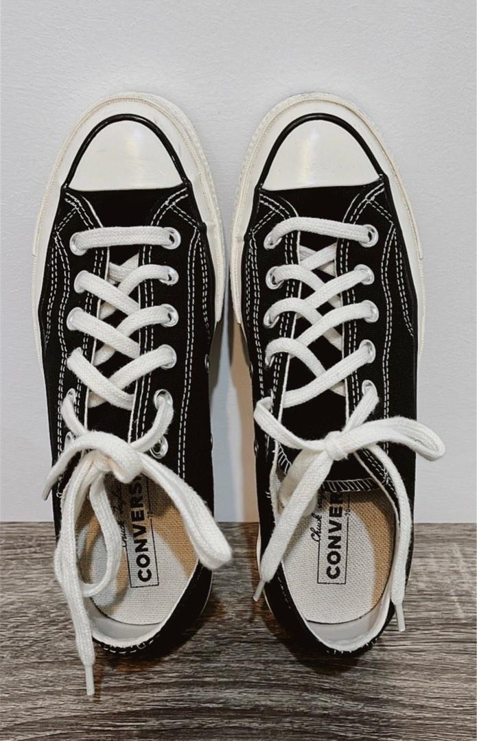 CONVERSE CHUCK TAYLOR 70 BLACK SIZE 38 SELLING CHEAP Women s Fashion Footwear Sneakers on Carousell