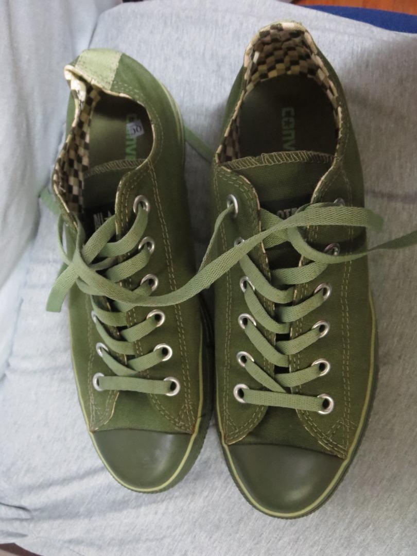 Chuck taylor army green cheap