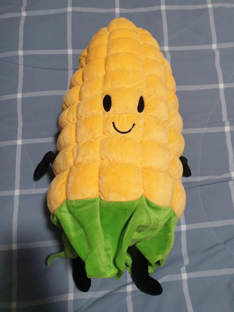 Corn & carrot soft toy, Hobbies & Toys, Toys & Games on Carousell