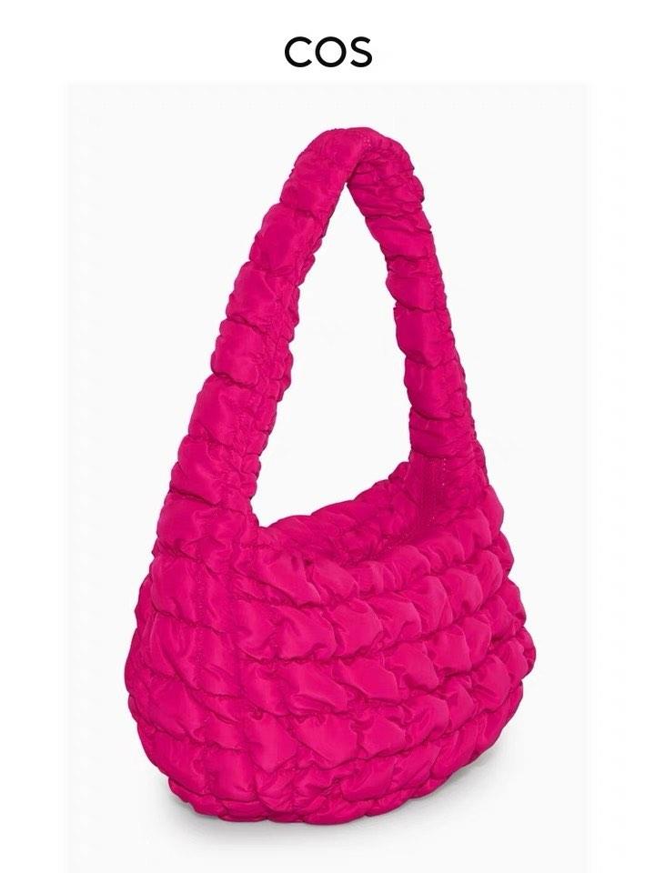 Cos Quilted Mini Bag (Black & Pink), Women's Fashion, Bags & Wallets, Shoulder Bags on Carousell