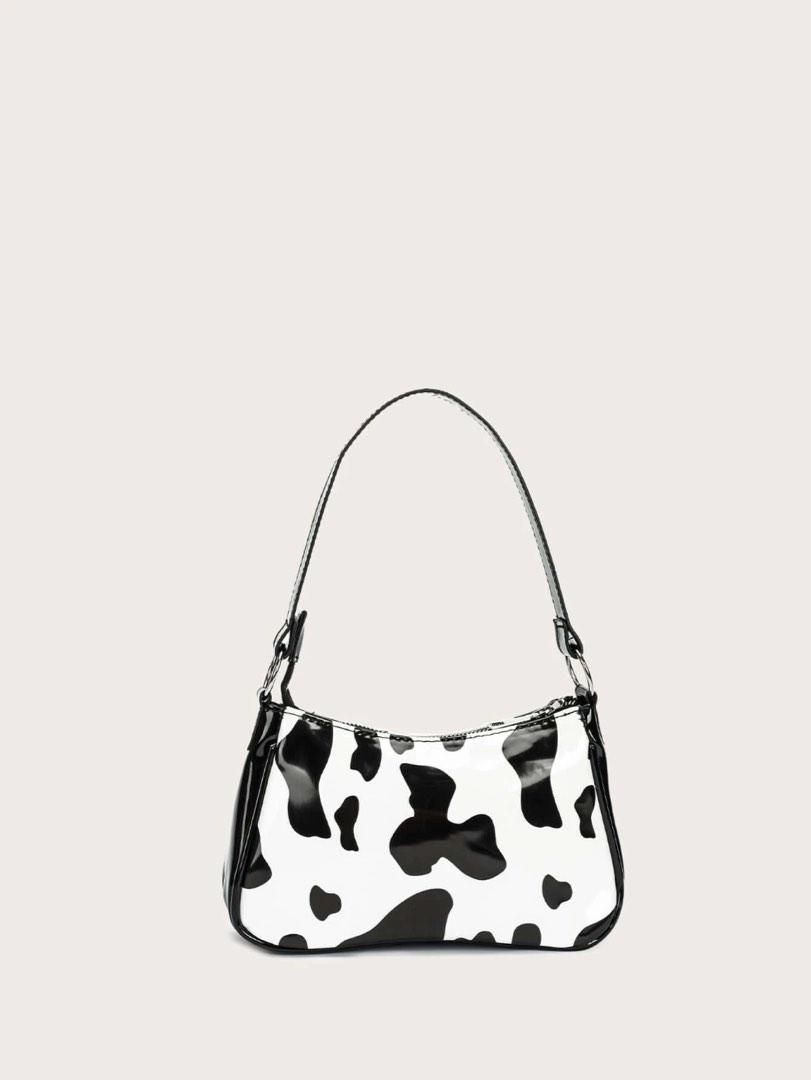 Cow baguette bag shop
