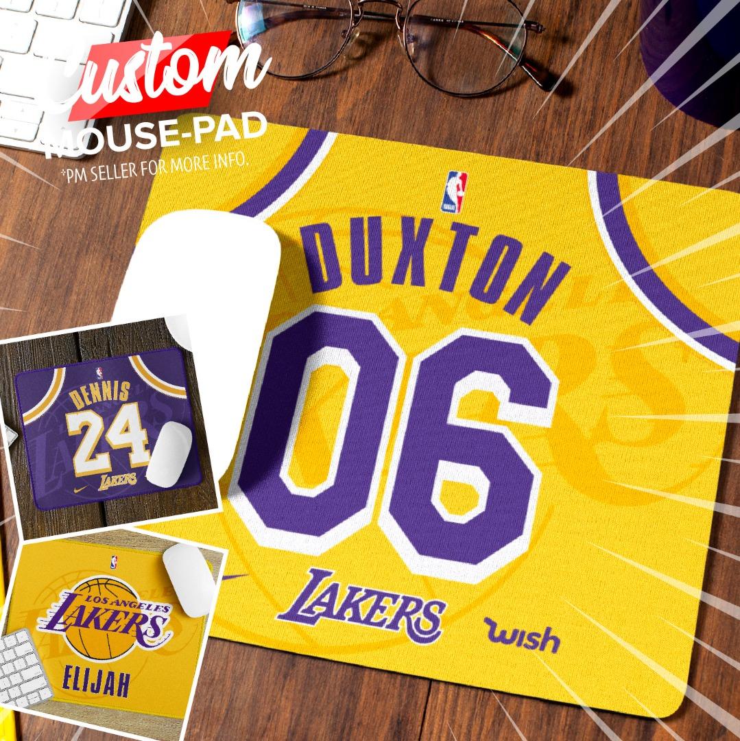 Custom MousePad Print Custom with Name & Number 1 Day to Ship Fast