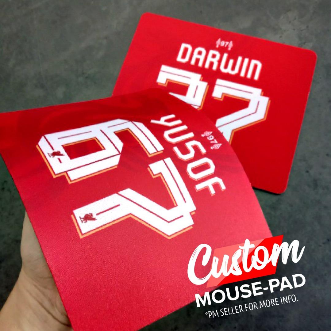 Custom MousePad Print Custom with Name & Number 1 Day to Ship Fast