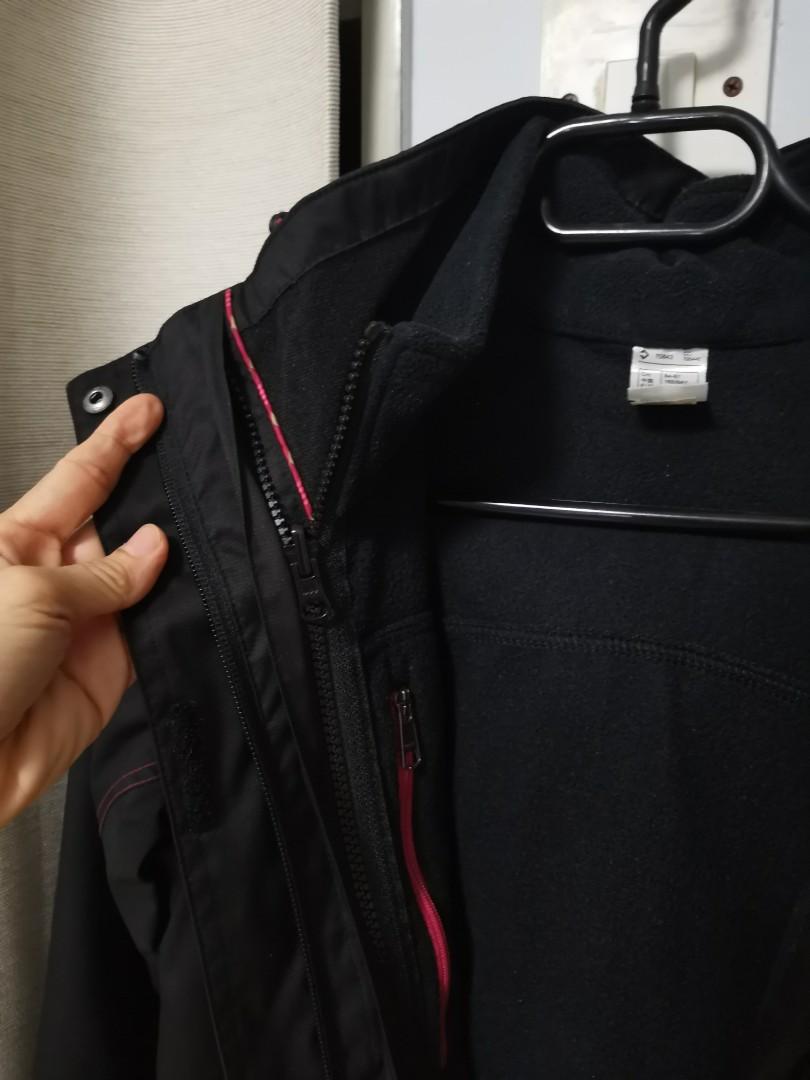 Decathlon Quechua 2 in 1 Cold weather outer coat, Women's Fashion