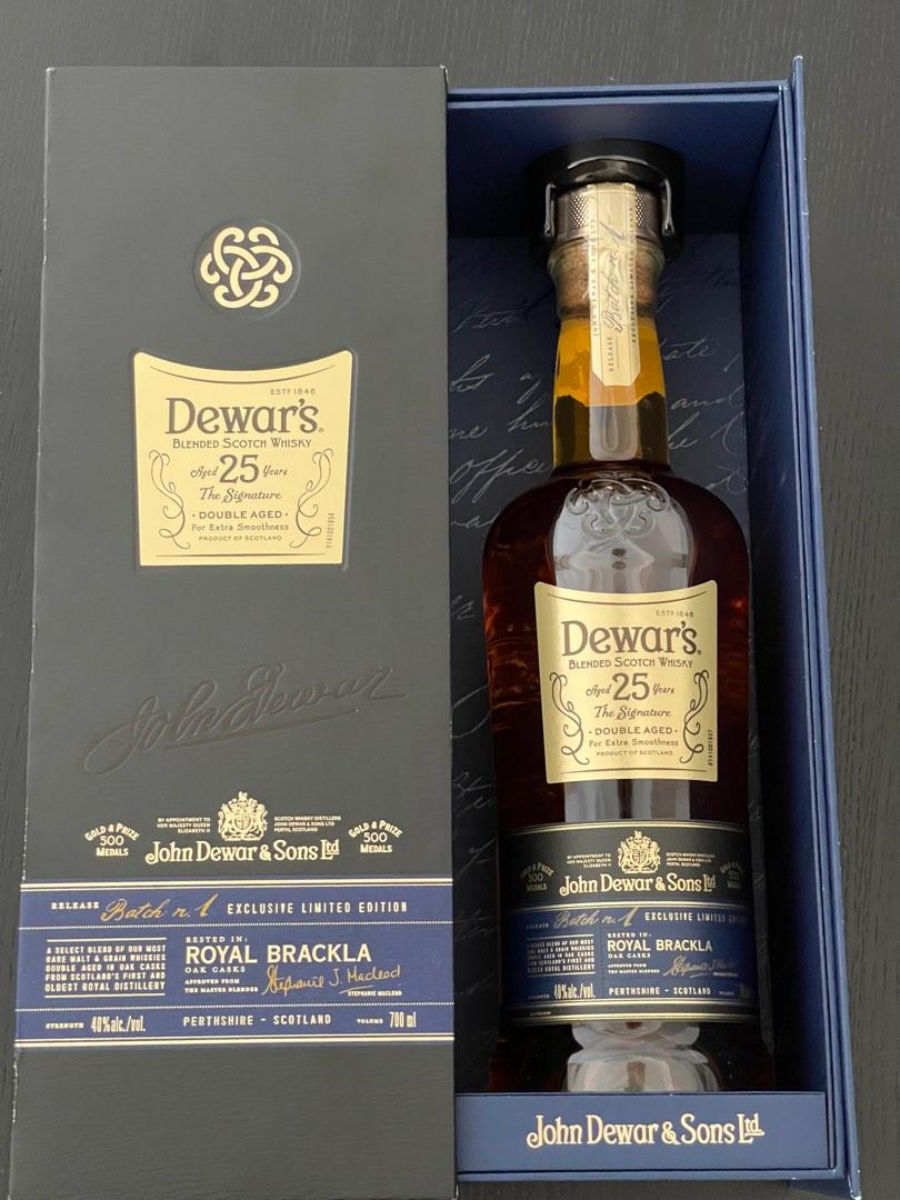 Dewars Scotch Whisky 25 years, 嘢食 & 嘢飲, 酒精飲料 Carousell