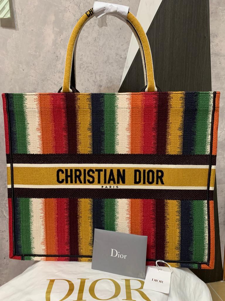 Dior rainbow book tote 2025