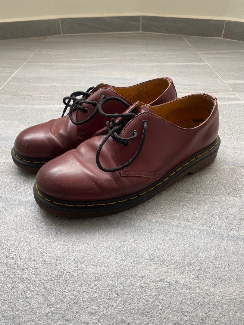 Dr Martens Burgundy Smooth 1461 Derby s