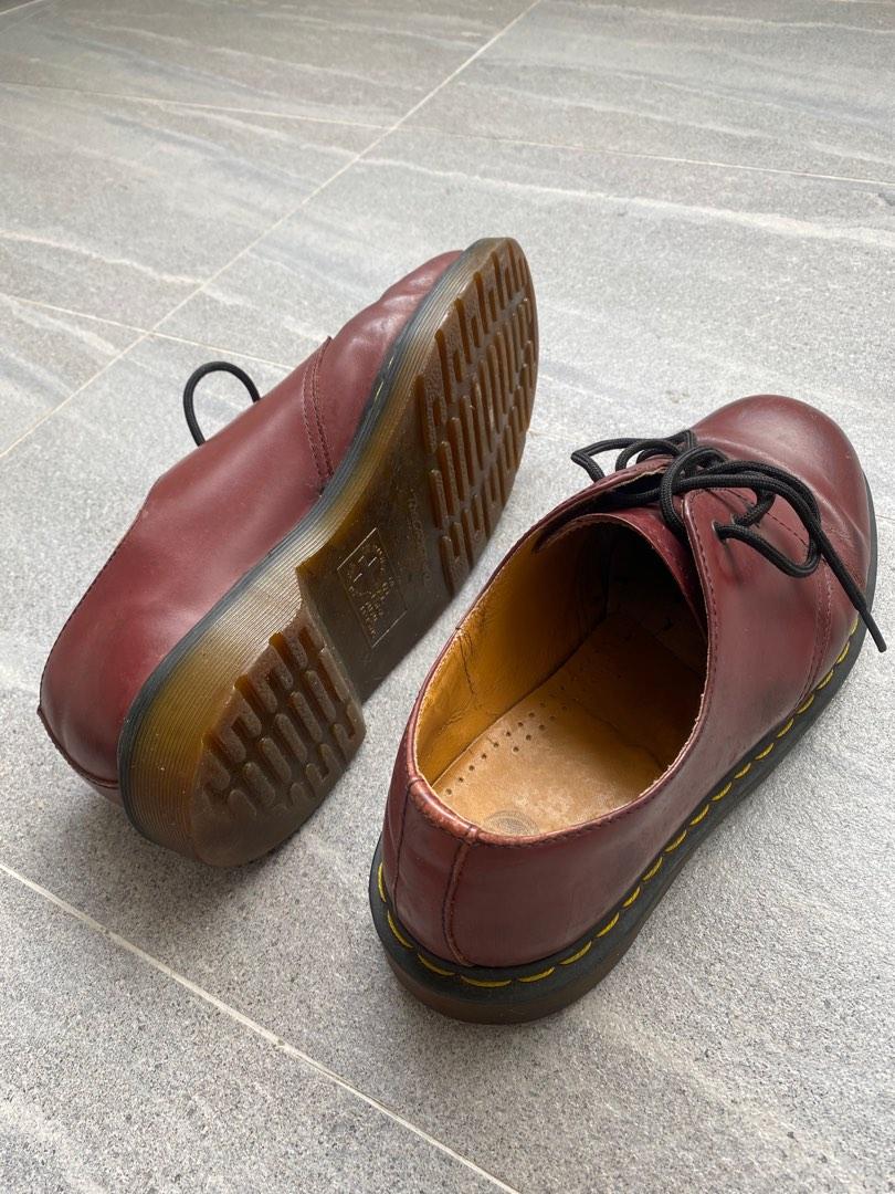 Dr Martens Burgundy Smooth 1461 Derby s