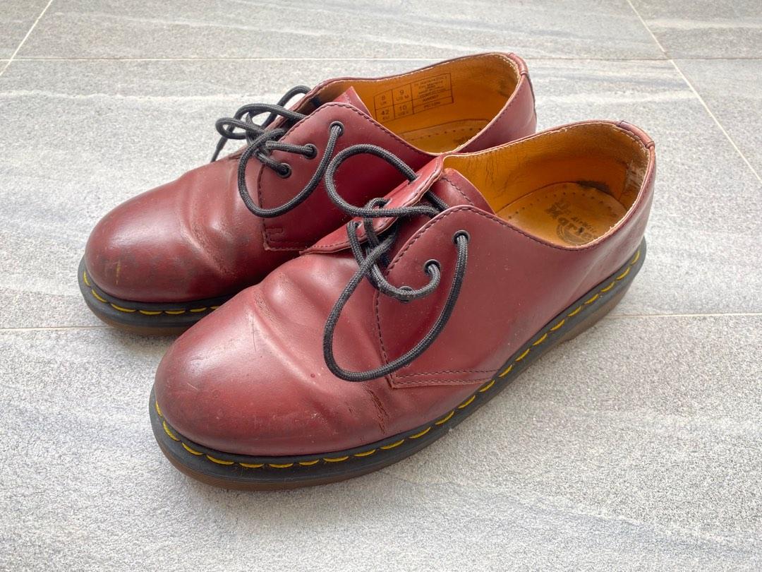 Dr Martens Burgundy Smooth 1461 Derby s