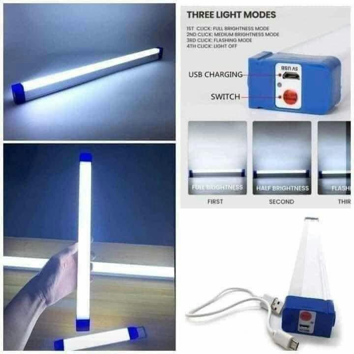 Emergency light 50watts (Category: Lighting) located in Quezon City. Submitted by rigelsfashiononline (Listing ID 1193718028, Image 1). Description: USB RECHARGEABLE TUBE LIGHT 👉EMERGENCY LIGHT 50watts ₱200.00.