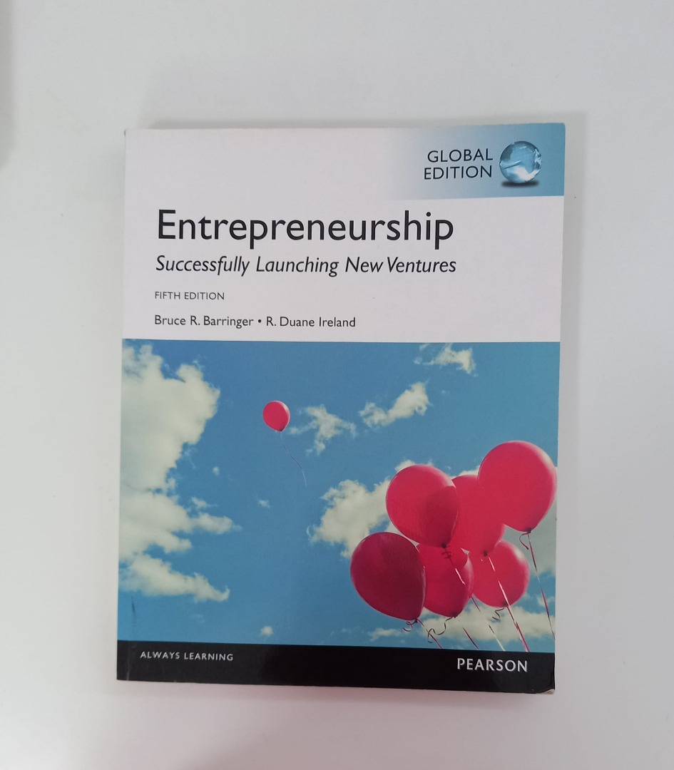 Entrepreneurship (Successfully Launching New Ventures) Fifth Edition ...