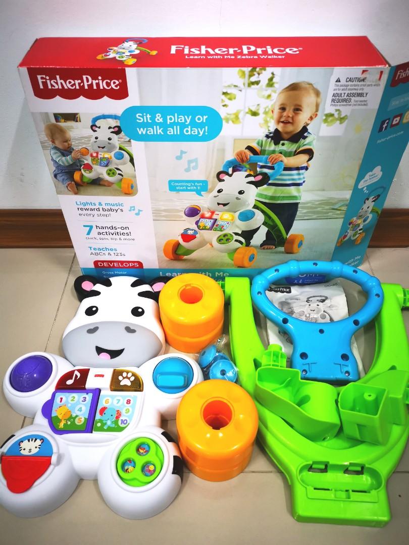 Fisher price outlet zebra walker disassembly