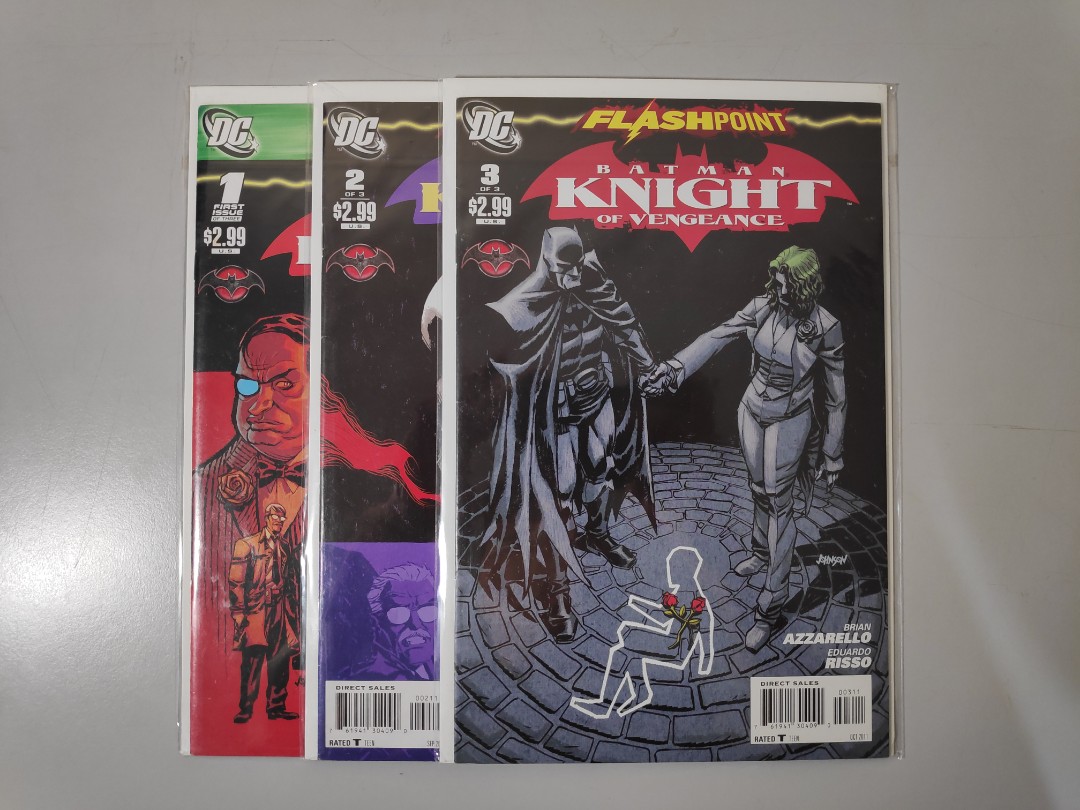 Flashpoint: Batman Knight of Vengeance #1-3 (2011, DC Comics, Complete  Set), Hobbies & Toys, Books & Magazines, Comics & Manga on Carousell