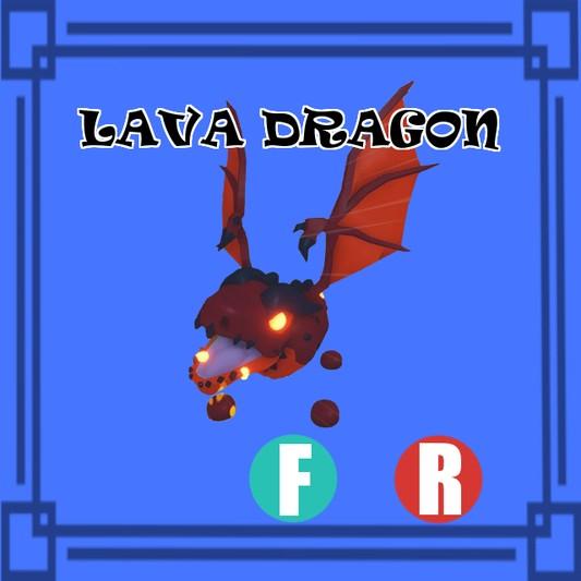 Lava Dragon FR Adopt Me, Video Gaming, Gaming Accessories, In-Game Products  on Carousell