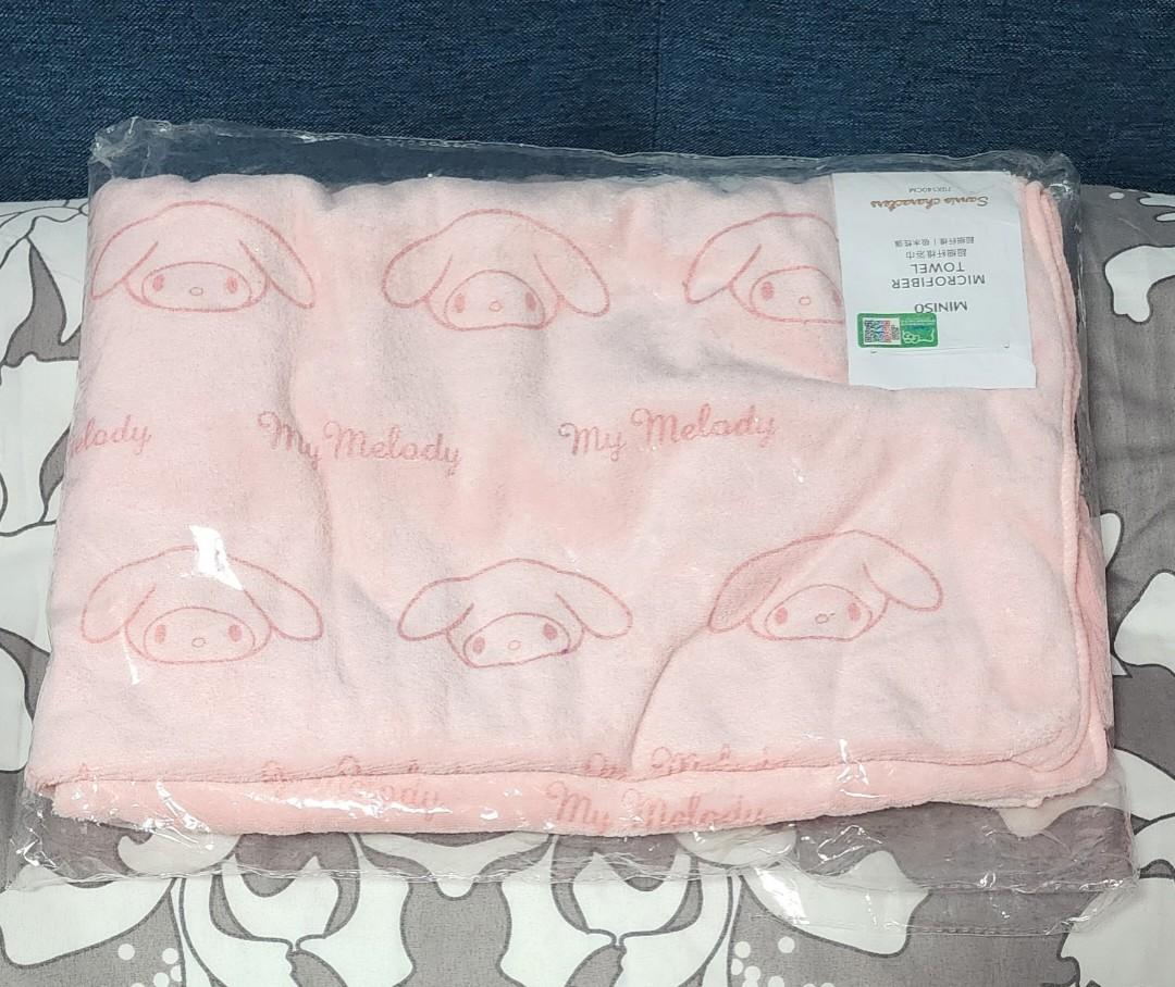 MINISO SANRIO ORIGINAL CHARACTER MELODY BATH TOWEL MICROFIBER 70×140CM