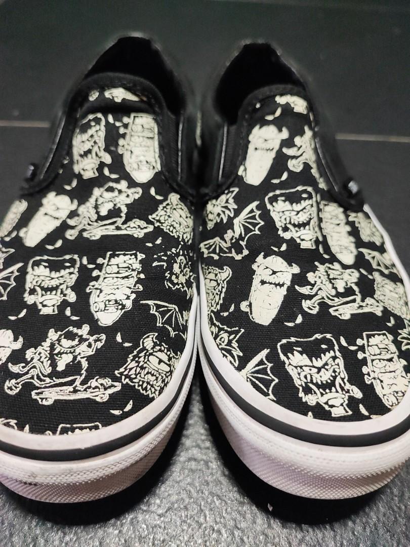 Forgotten bones slip on vans online