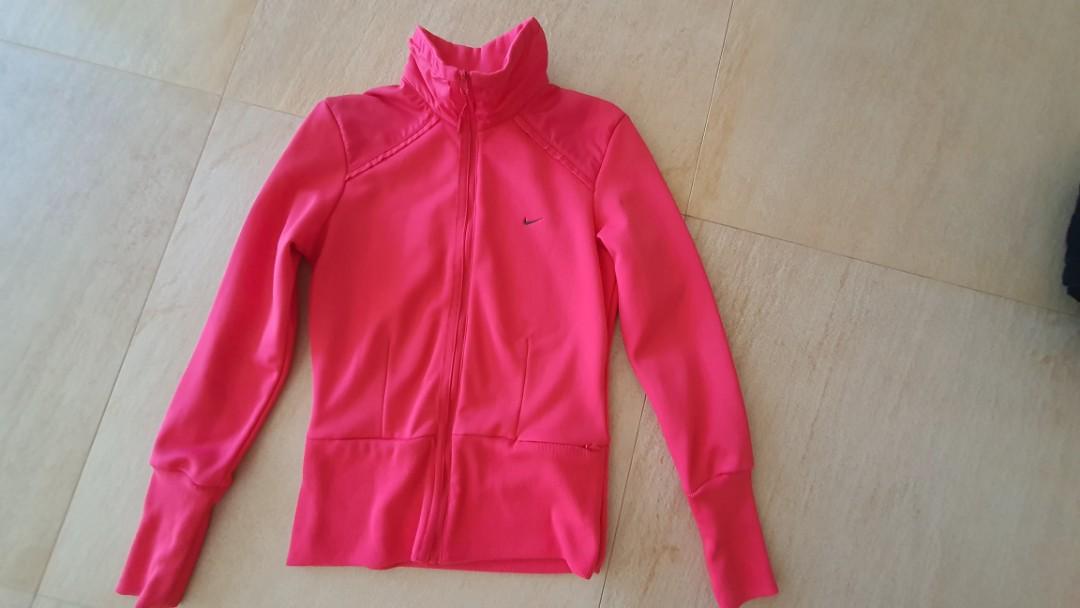 Girls NIKE Jacket Polyester Fleece Sports Spring Fall Jacket