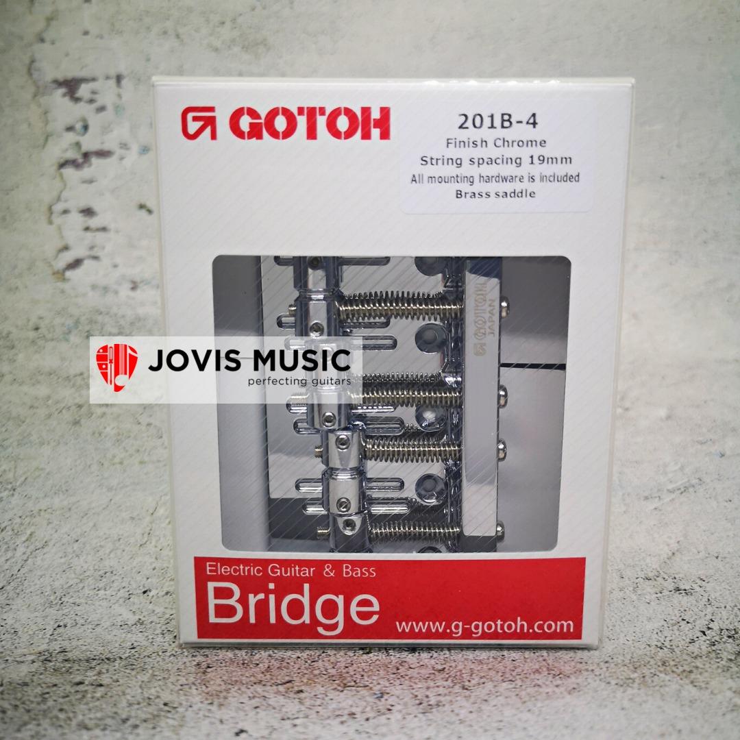 GOTOH　Music　Chrome　Toys,　201B-4　Music　String　JOVIS　Stock,　Bass　Media,　Bridge　MUSIC　Carousell　Ready　Hobbies　Accessories　on
