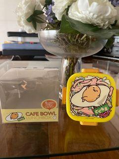 Gudetama Cafe bowl lunch box