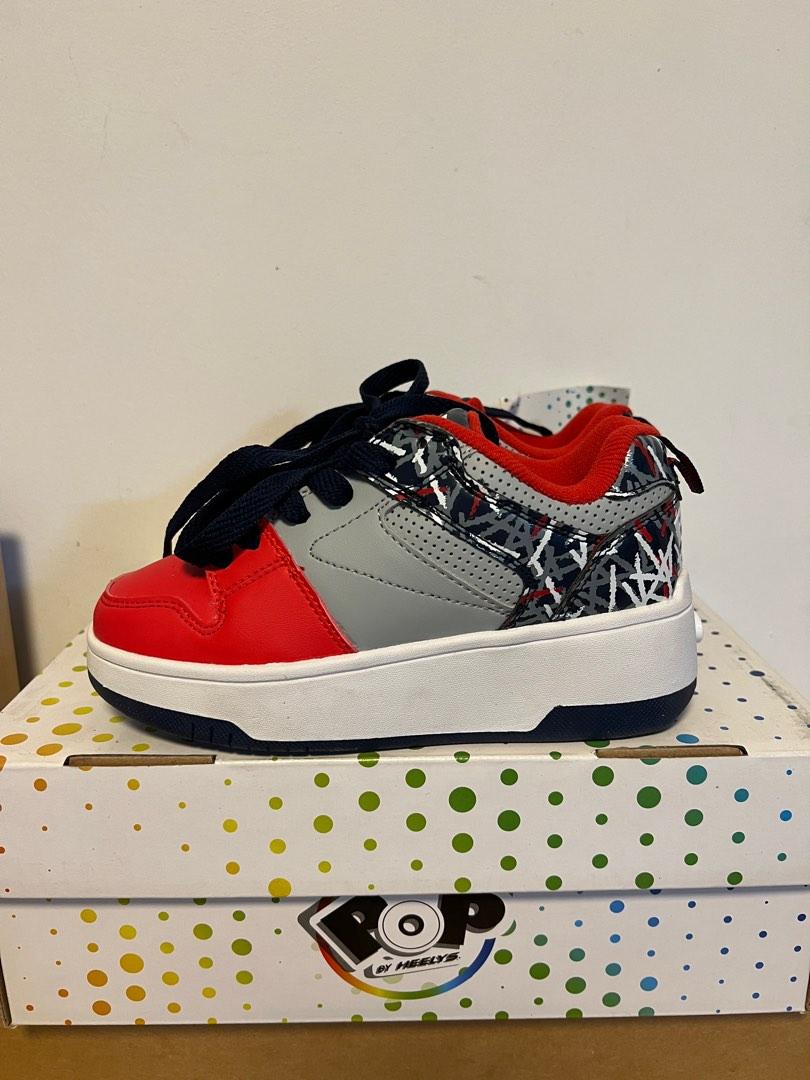 HEELYS POP Push Button Wheeled Roller Shoe, Babies & Kids, Babies