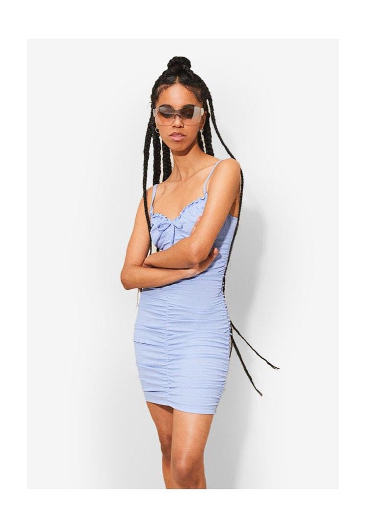 H M Draped Ruched Bodycon Dress Women s Fashion Dresses Sets