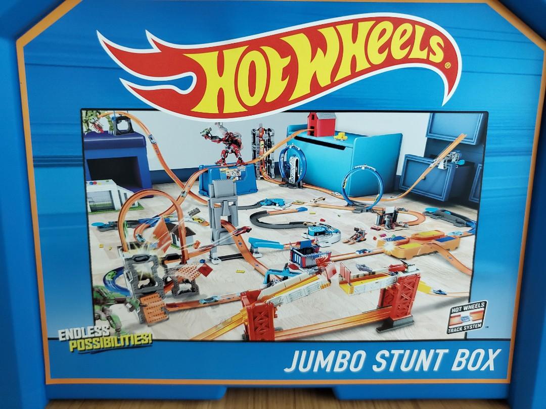 Hot wheels track builder jumbo stunt box hotsell