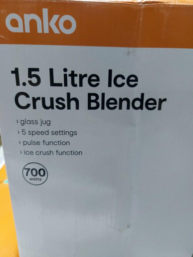 Ice Crush Blender 1.5 Liters, TV & Home Appliances, Kitchen Appliances