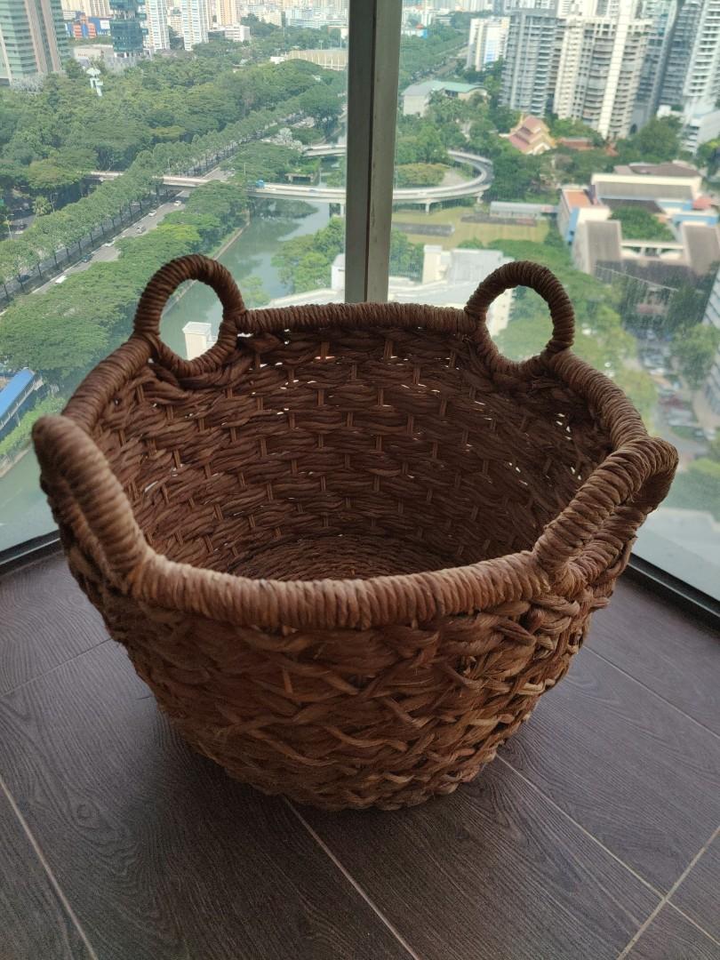 IKEA Rattan Basket, Furniture & Home Living, Home Improvement