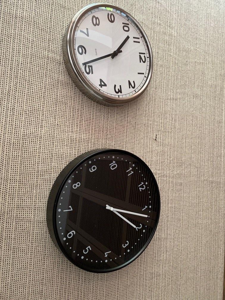 IKEA wall clocks, Furniture & Home Living, Home Decor, Clocks on Carousell