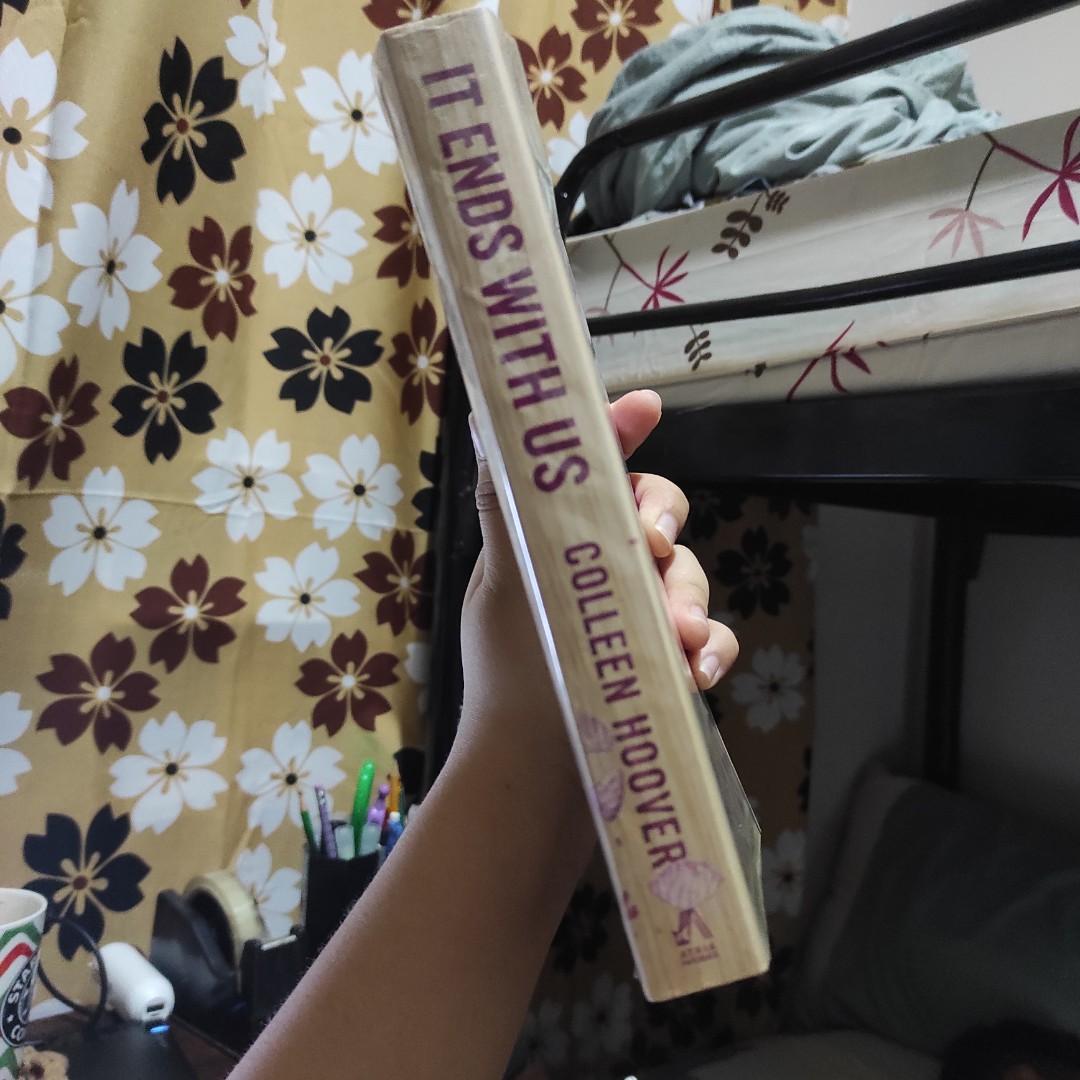 It Ends With Us by Colleen Hoover (Category: Storybooks) located in General Trias. Submitted by tam_ki (Listing ID 1193752551, Image 3). Description: RFS: Decluttering Has minimal annotations which can still be removed..
