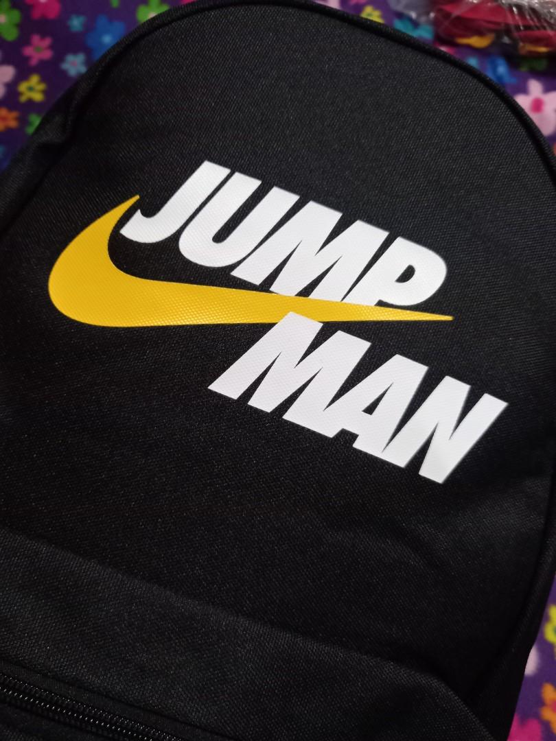 JORDAN JUMPMAN BACKPACK BLACK LARGE, Women's Fashion, Bags