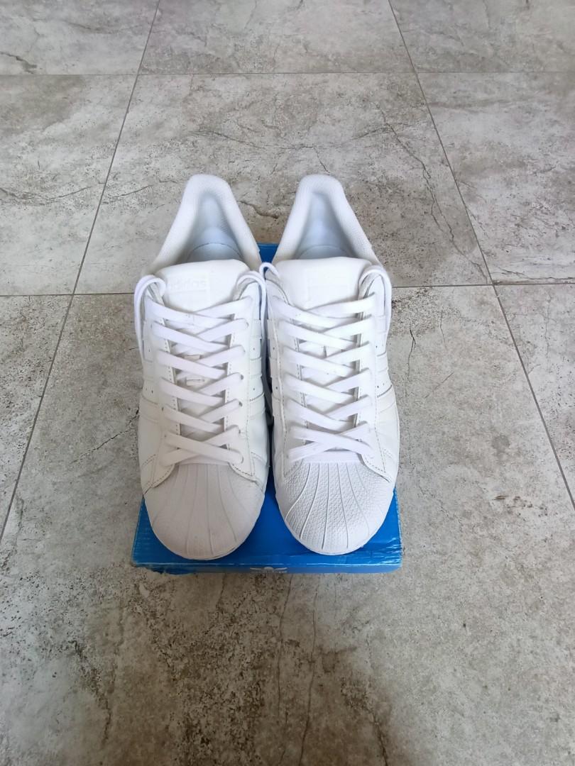 JUAL ADIDAS SUPERSTAR WHITE ORIGINAL FULL BOX Fesyen Pria Sepatu