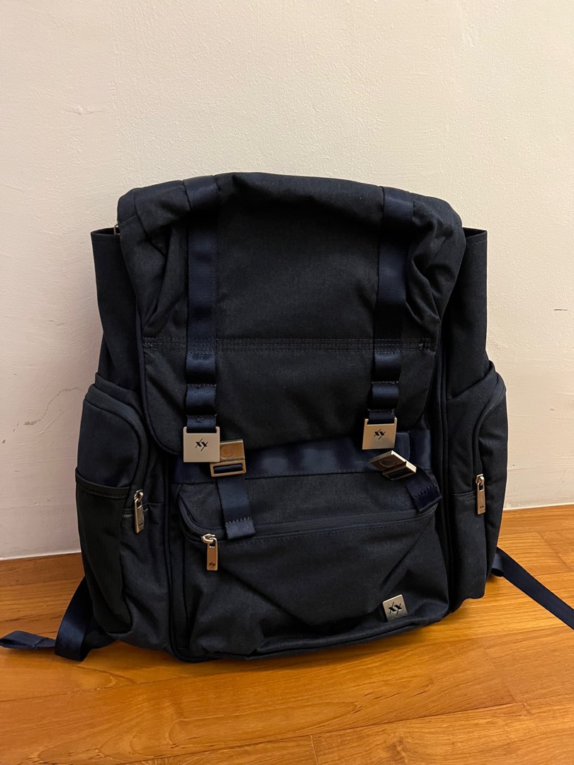 JuJuBe Diaper Bag XY collection hatch (blue), Babies & Kids, Going