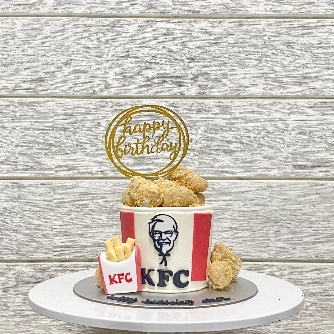 KFC chicken bucket customized cake, Food & Drinks, Homemade Bakes on