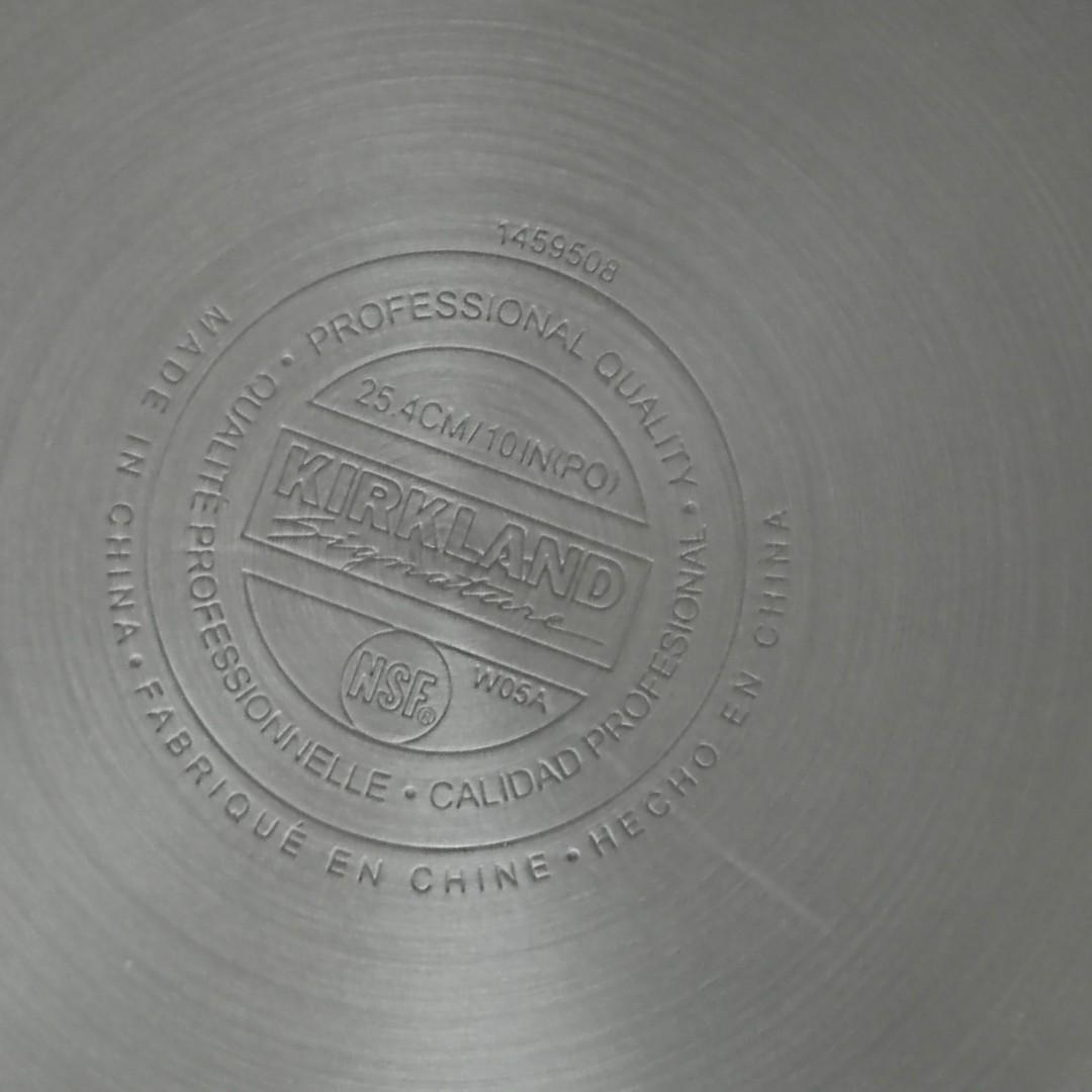 Kirkland Signature Frying Pan HardAnodized NonStick Aluminum 10