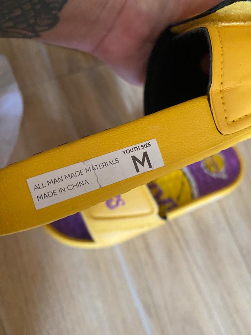 Lakers slides on sale youth