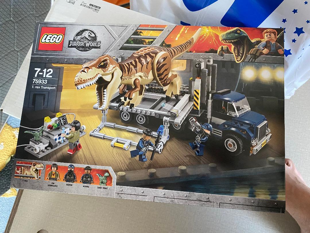 LEGO 75933 T REX TRANSPORT JURASSIC WORLD, 興趣及遊戲, 玩具 & 遊戲類 - Carousell