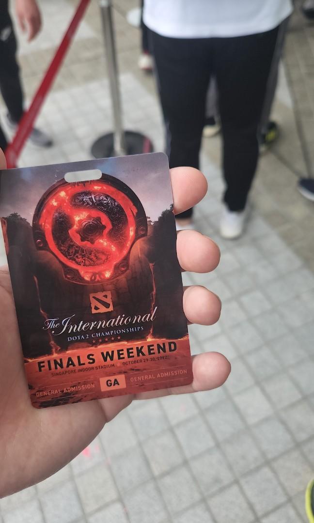 LF 3x dota TI ticket, Tickets & Vouchers, Event Tickets on Carousell