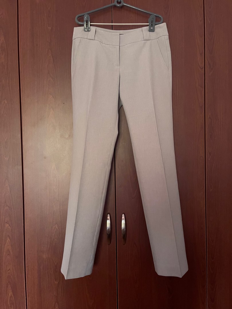 Light Grey Work pants, Women's Fashion, Bottoms, Other Bottoms on Carousell
