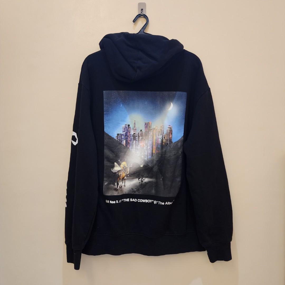 Lil Nas X Hoodie Divided by H&M, Men's Fashion, Tops & Sets, Hoodies on