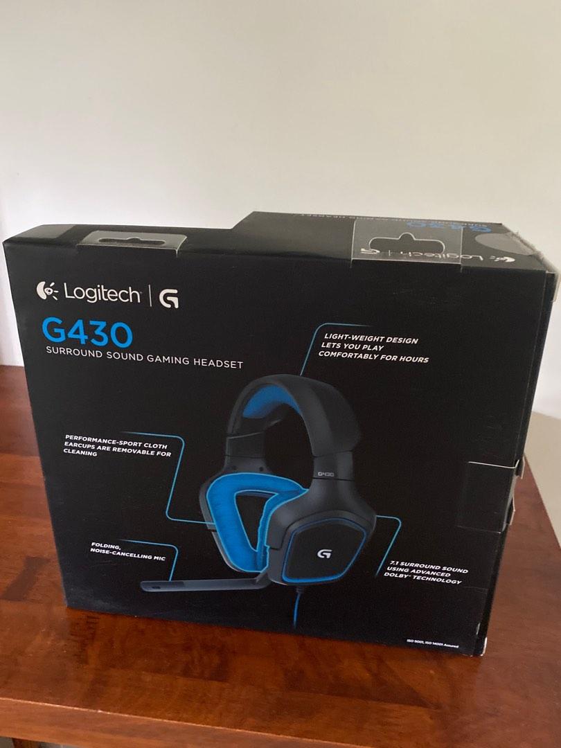 Logitech g430 gaming headset best sale