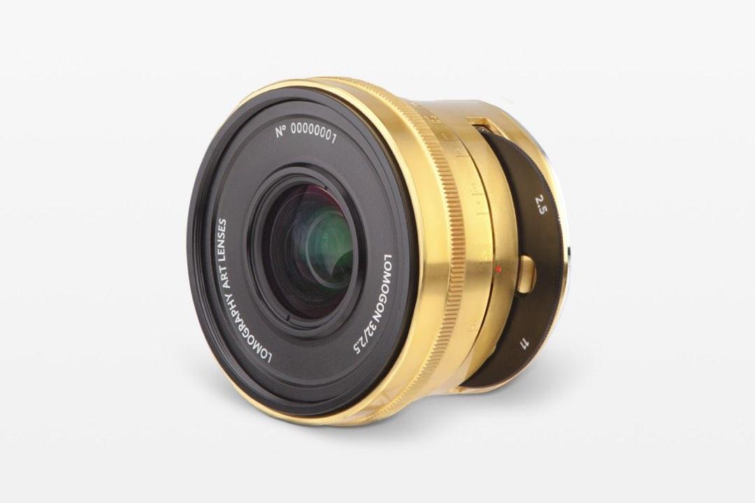 【美品】Lomogon  2.5/32 Art Lens (brass)
