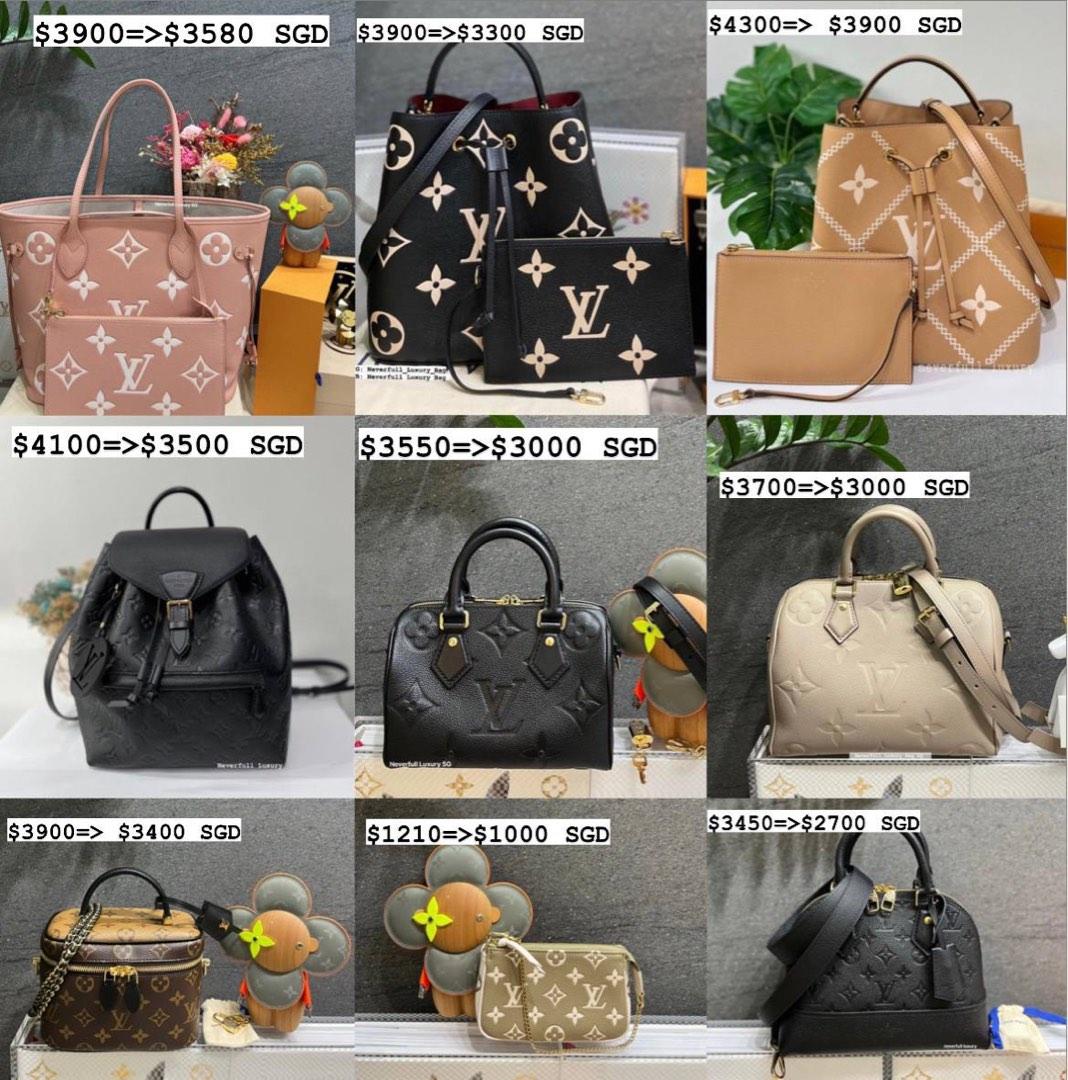 Louis Vuitton LV Nice Mini Vanity, Luxury, Bags & Wallets on Carousell