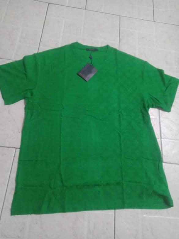 Louis Vuitton green tshirt, Men's Fashion, Tops & Sets, Tshirts