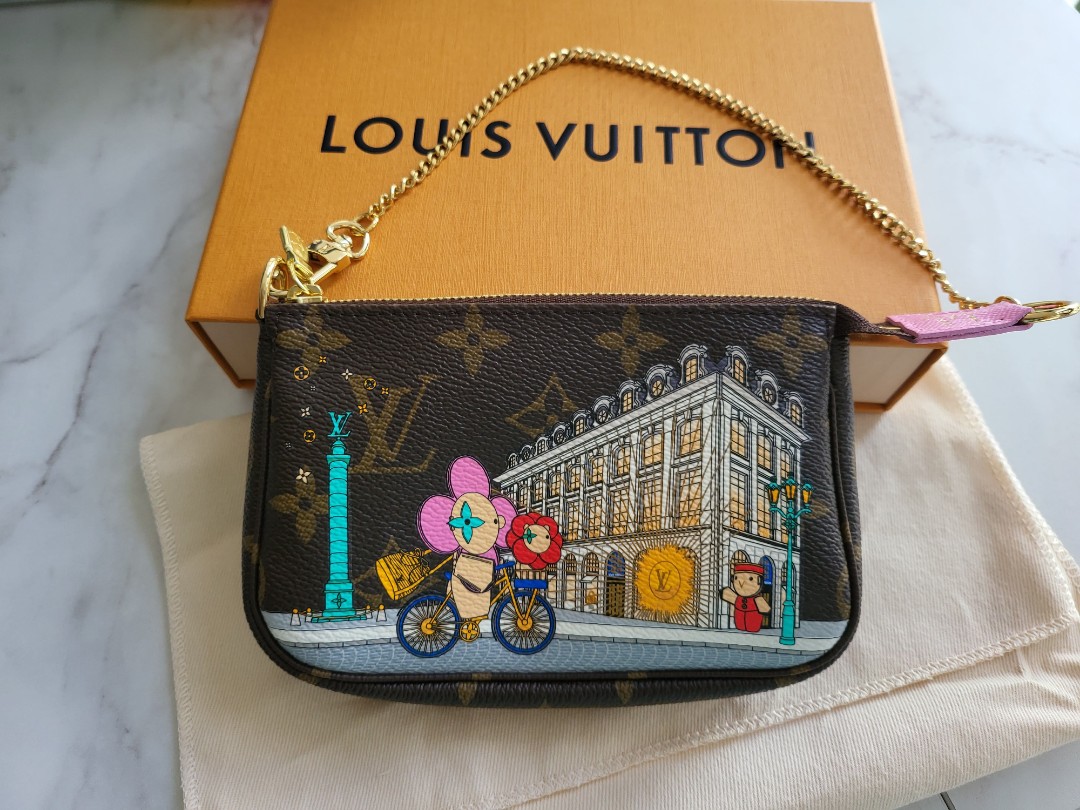 Louis Vuitton Mini Monogram Vivienne Christmas Pochette Accessoires (S –  LuxeDH