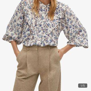 MANGO floral print blouse (s)